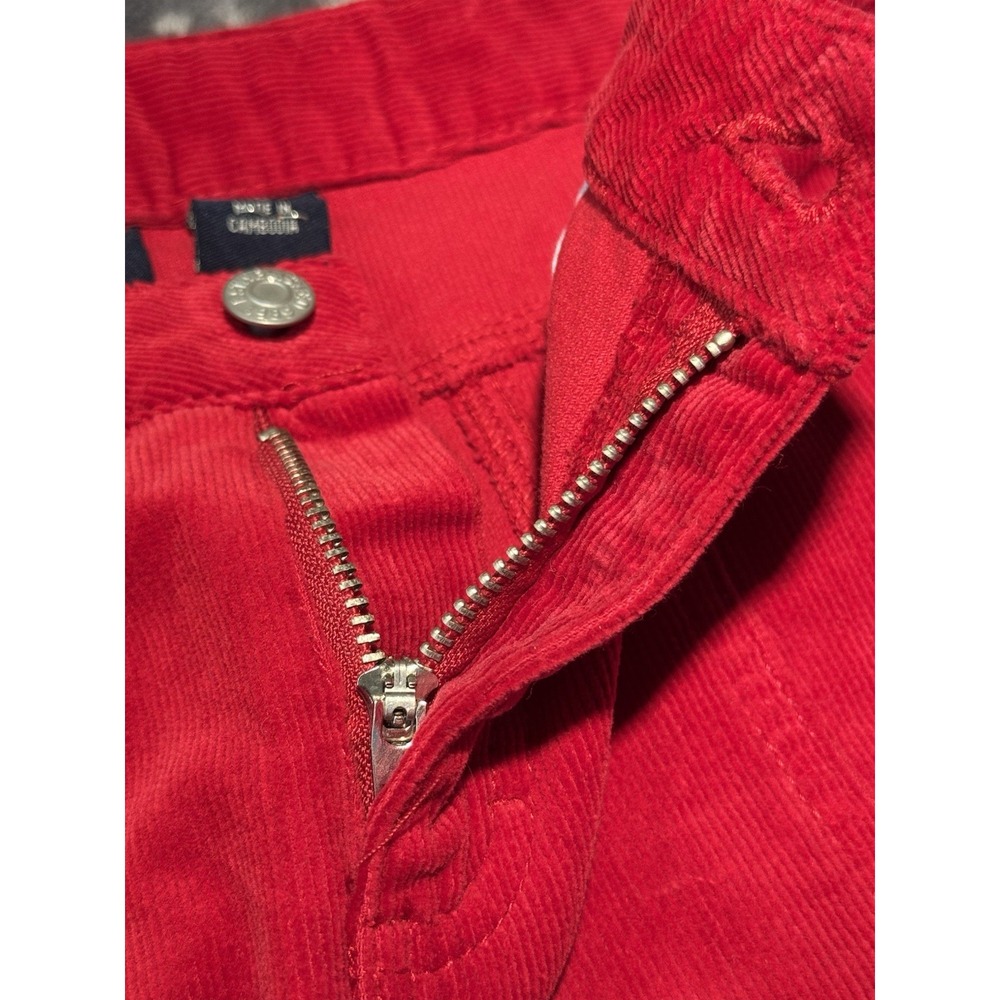 Girls THE CHILDRENS PLACE Red Velour Corduroy With Pockets SKIRT~size 10 - Picture 4 of 7